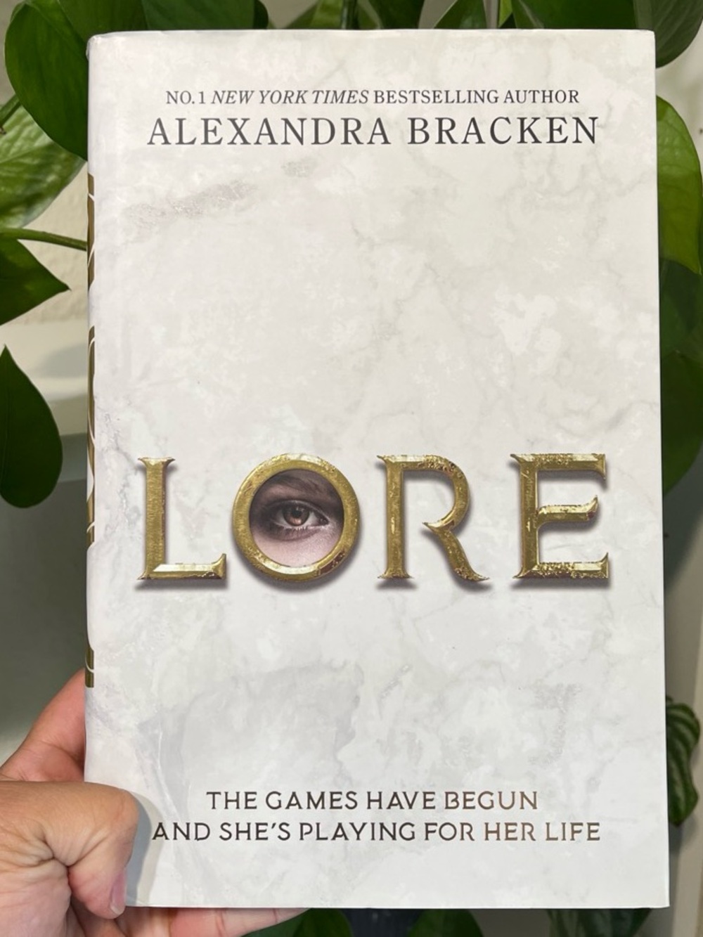 LORE Signed Hardcover Book - Black & Cream Cover Text fairyloot exclusive